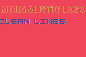 design unique minimalistic logo