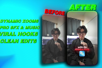 edit reels and shorts in trending 3d editing styles
