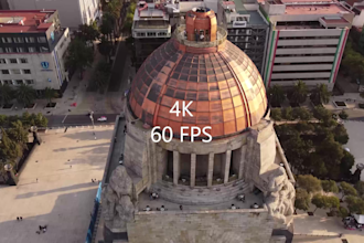 make custom clips 4k 60fps drone in mexico city and towns