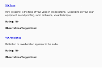 give feedback on how your home studio sounds