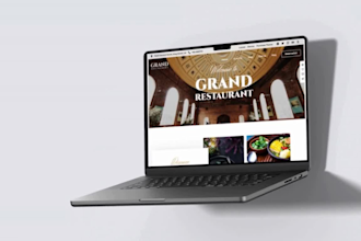 build a stunning restaurant, catering, or food landing page and website