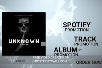 promote your soundcloud music, apple music, spotify music and make it viral