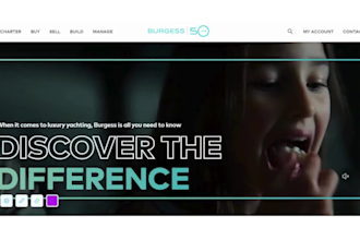 design yacht website for yacht chatter specialist with wordpress website
