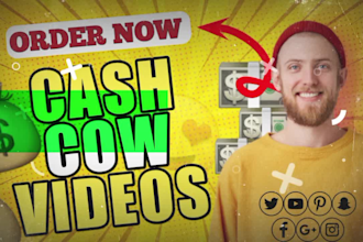 create best cash cow video and faceless videos editing