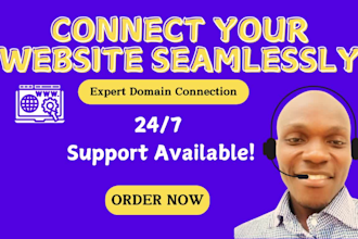 do domain and hosting connection, move or transfer your website to new hosting