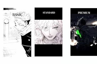 make manga, manhwa and comics animations for you