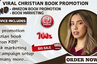 do viral christian book promotion, amazon book promotion, ebook marketing