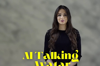 create ai talking avatar, spokesperson, character lip sync video, face animation