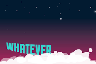 create unique kinetic lyric video for your song