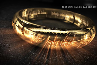 customize amazing ring logo animation