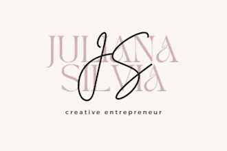 design flat minimalist lettering signature logo