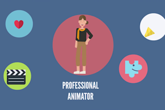 create animated marketing video for business and sale