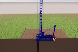 create an animation of the construction stage