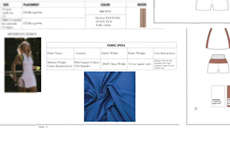 make clothing tech packs and flat technical drawing