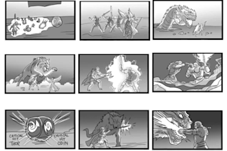 be your pro storyboard artist for films and animations