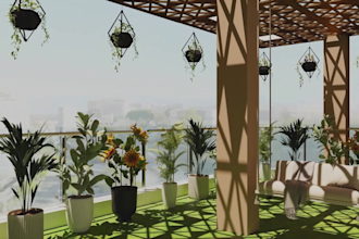 create terrace garden design