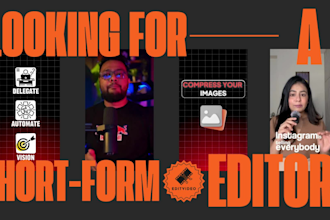 be your short form video editor for your reels, shorts, tiktok