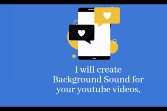 create, add background music and sound effects for your project in 5 hours