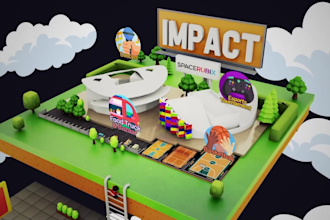 make astonishing 3d isometric explainer video