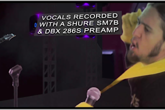sing and scream to your rock or metal song