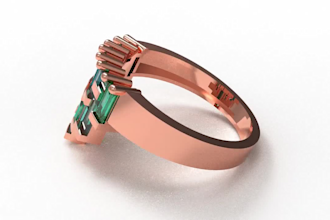 do 3d cad jewelry design printing and rendering