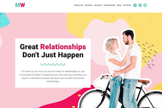 relationship coach website life coach website design relationship coach website
