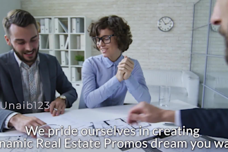 create an amazing real estate promo video