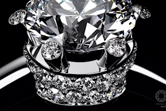 do  3d jewelry animation, 3d product animation, 3d jewelry design jewelry cad