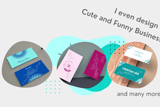 design elegant and decent business card