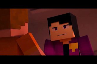 make a short minecraft animation for youtube shorts