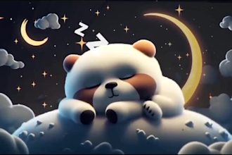 make 30 lullaby baby sleep relaxing videos for your channel