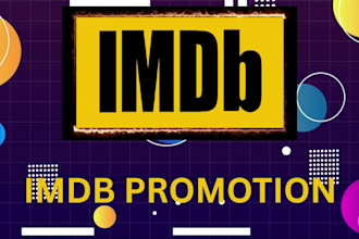 do improve starmeter rank and imdb page promotion and profile