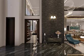 exterior design 3d rendering, interior design 3d rendering
