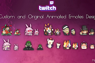 do animated emotes custom and originally made for you