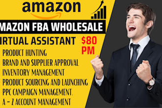 be your amazon fba wholesale virtual assistant, amazon wholesale fba va