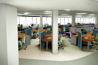 make 3d office architectural visualization, office design, interior design
