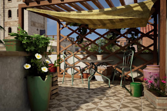 do realistic game environment, 3d game level, unreal engine, roblox map model