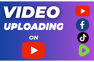 manage your youtube and rumble uploads, SEO, thumbnails, and scheduling