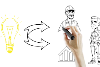 create a professional doodle explainer video animation
