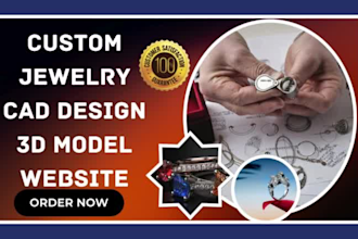 design jewelry design 3d rendering ring design cad design custom design website