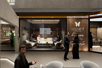 design 3d shots and animation trade show booth, exhibition stall, kiosk, stand