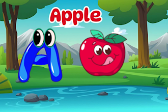 edit engaging  kids learning videos for youtube