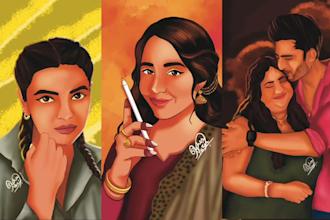 customize digital portrait according to your choice