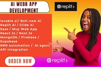 create website with replit develop replit ai apps ai integration n8n automation