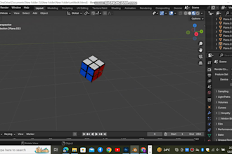 make a model of a rubics cube