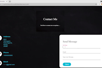 build a personal portfolio website HTML, CSS, javascript