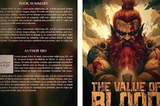 design a professional book cover for kindle, KDP, or ebook