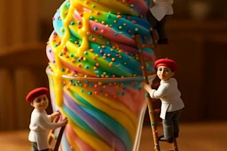 do ai food photography, ai cgi animation, product photography, by midjourney ai