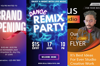 design a professional business flyer