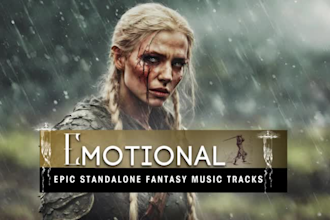 create epic emotional fantasy game music